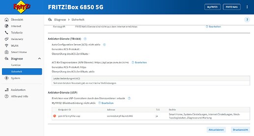 6850 5G- Anbieterdienste 1