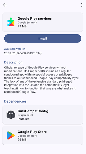 GrapheneOSPlayScreenshot