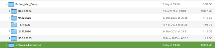 Proton Mail Export Tool